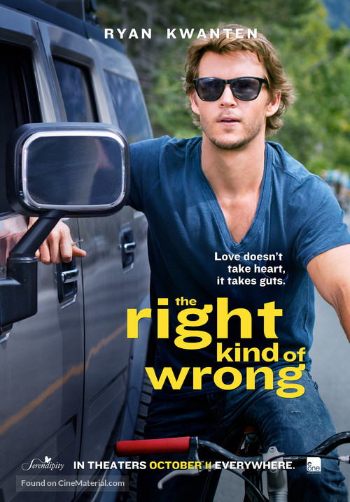 The Right Kind of Wrong - Canadian Movie Poster