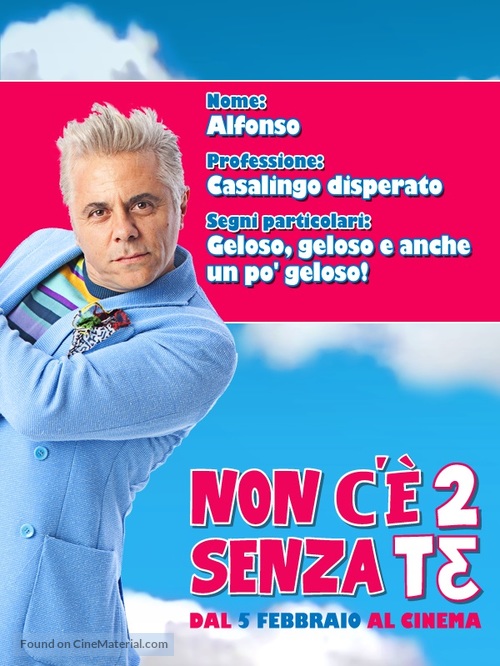 Non c&#039;&egrave; 2 senza te - Italian Movie Poster