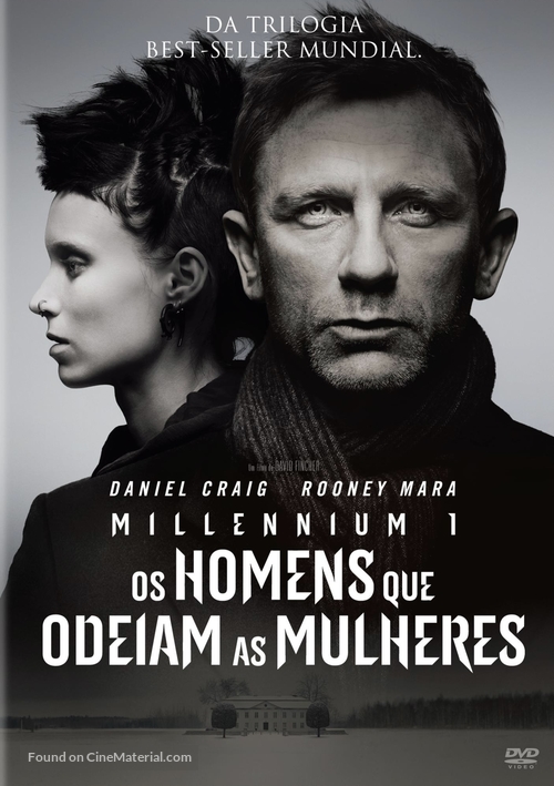 The Girl with the Dragon Tattoo - Portuguese DVD movie cover