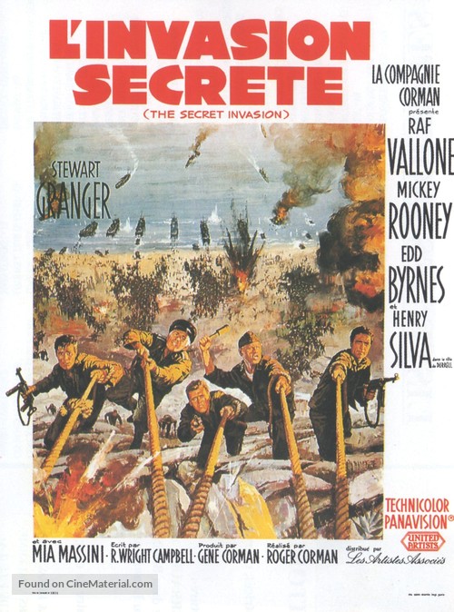 The Secret Invasion - French Movie Poster