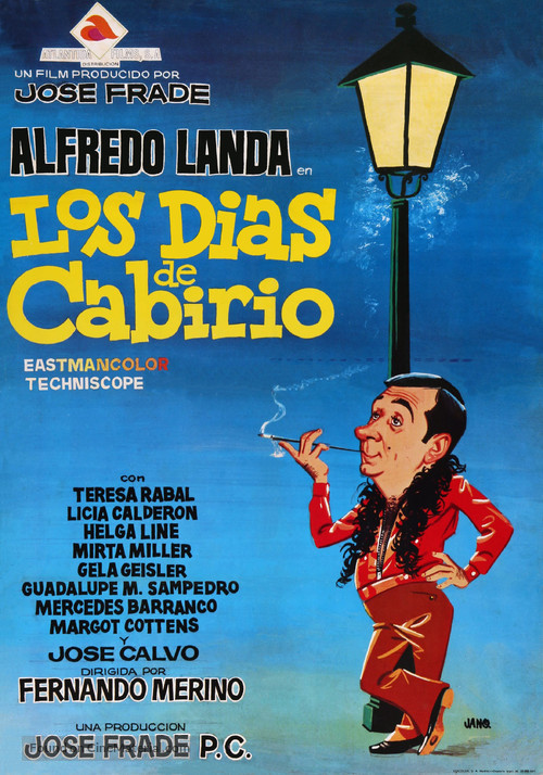 Los d&iacute;as de Cabirio - Spanish Movie Poster