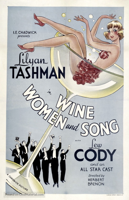 Wine, Women and Song - Movie Poster