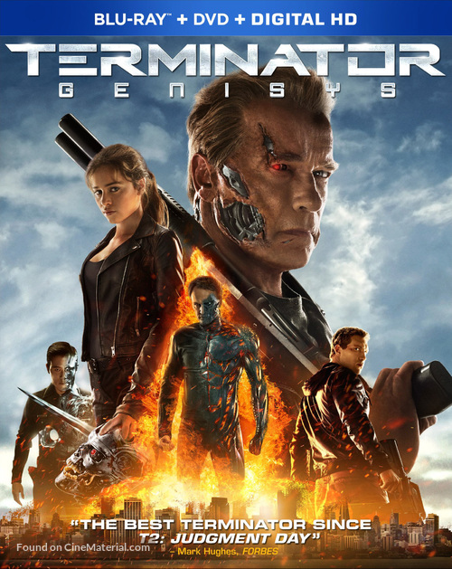 Terminator Genisys - Blu-Ray movie cover
