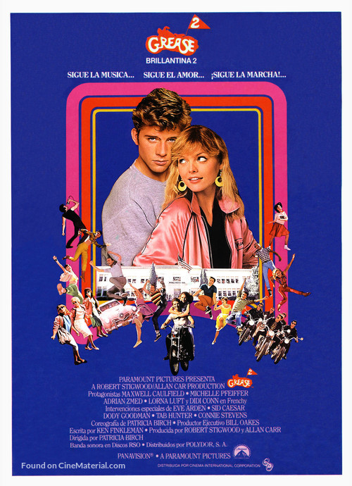 Grease 2 - Spanish Movie Poster