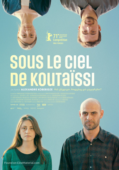 Ras vkhedavt, rodesac cas vukurebt? - French Movie Poster