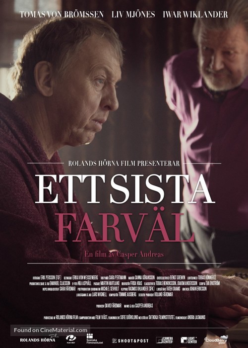 Ett sista farv&auml;l - Swedish Movie Poster