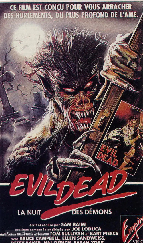 The Evil Dead - French Movie Cover