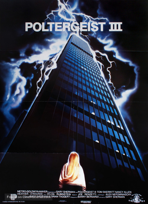 Poltergeist III - Danish Movie Poster