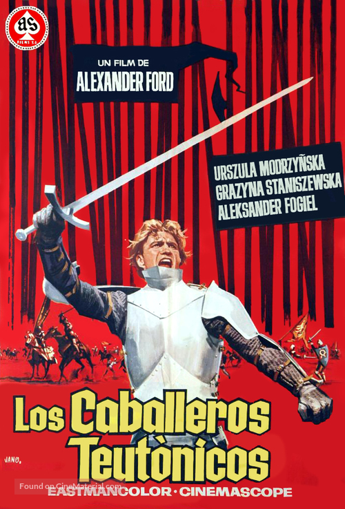Krzyzacy - Spanish Movie Poster