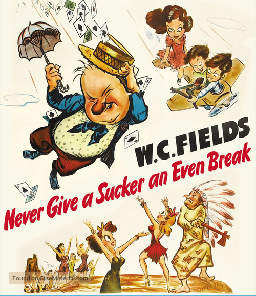 Never Give a Sucker an Even Break - Blu-Ray movie cover
