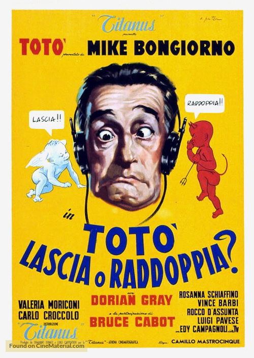 Tot&ograve;, lascia o raddoppia? - Italian Movie Poster