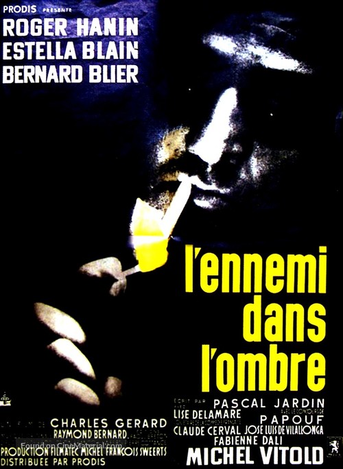 L&#039;ennemi dans l&#039;ombre - French Movie Poster