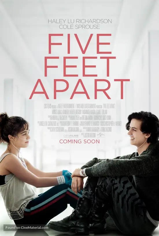 Five Feet Apart - British Movie Poster