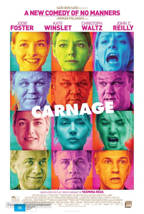 Carnage - Australian Movie Poster
