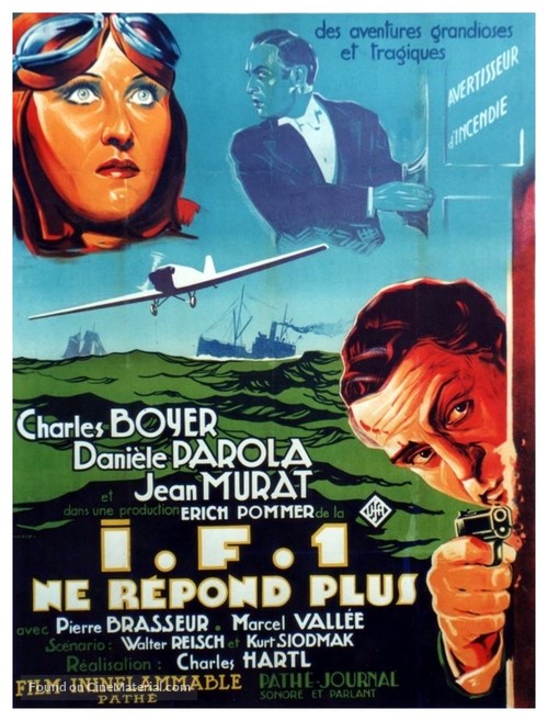 I.F.1 ne r&eacute;pond plus - French Movie Poster