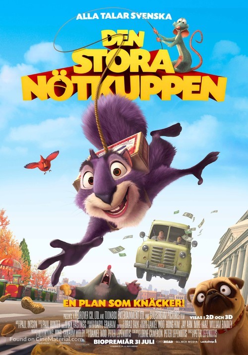 The Nut Job - Swedish Movie Poster