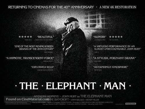 The Elephant Man - British Movie Poster