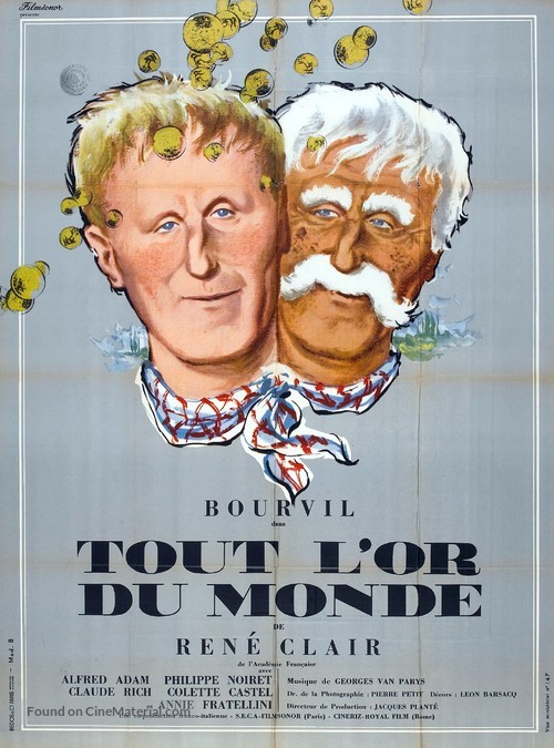Tout l&#039;or du monde - French Movie Poster