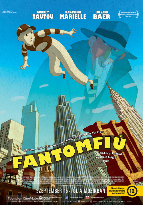 Phantom Boy - Hungarian Movie Poster