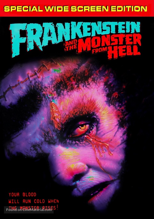 Frankenstein and the Monster from Hell - DVD movie cover