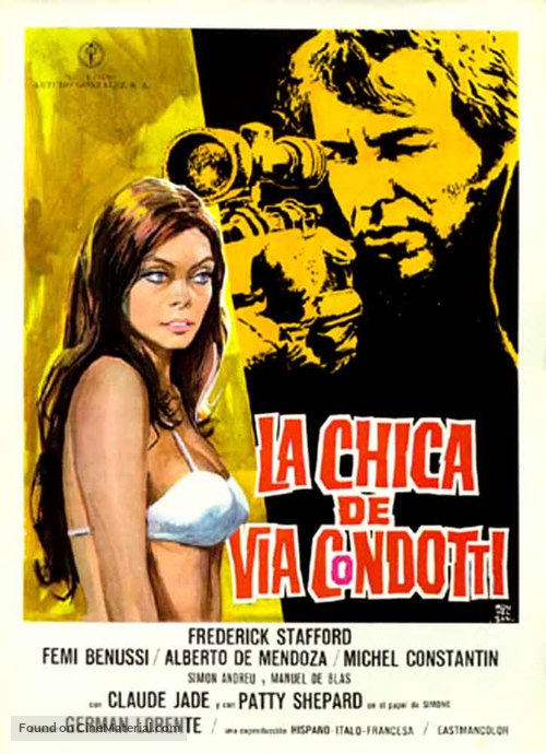 La ragazza di Via Condotti - Spanish Movie Poster