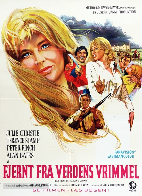 Far from the Madding Crowd - Danish Movie Poster