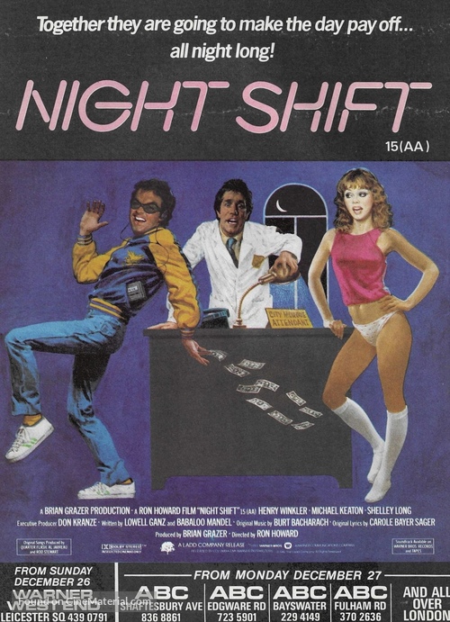 Night Shift - British poster