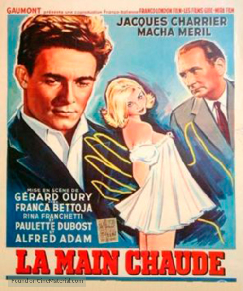 La main chaude - Belgian Movie Poster