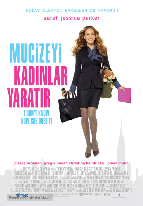 I Don&#039;t Know How She Does It - Turkish Movie Poster