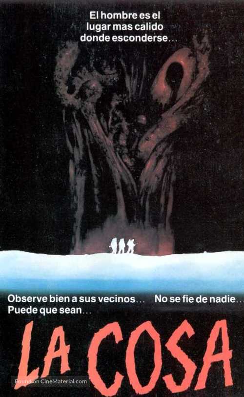 The Thing - Spanish VHS movie cover