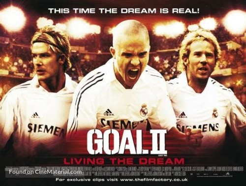 Goal! 2: Living the Dream... - British Movie Poster