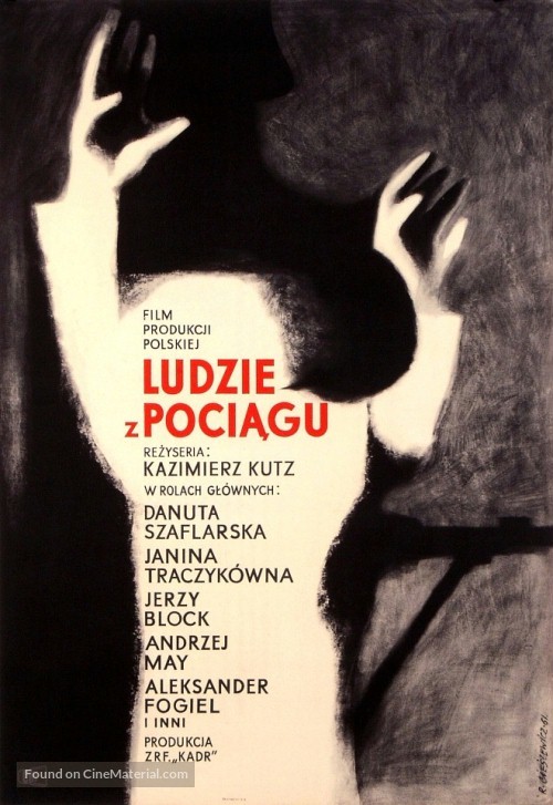 Ludzie z pociagu - Polish Movie Poster