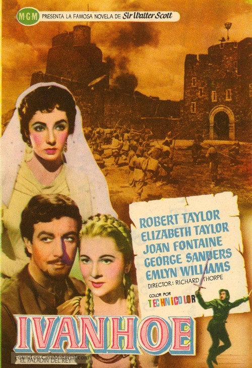 Ivanhoe - Spanish Movie Poster