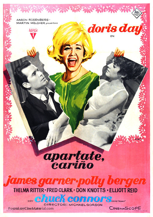 Move Over, Darling - Spanish Movie Poster