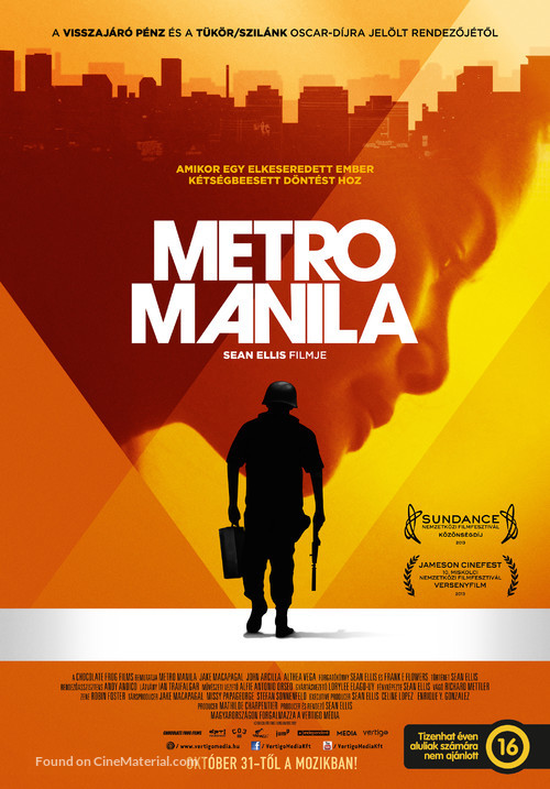 Metro Manila - Hungarian Movie Poster