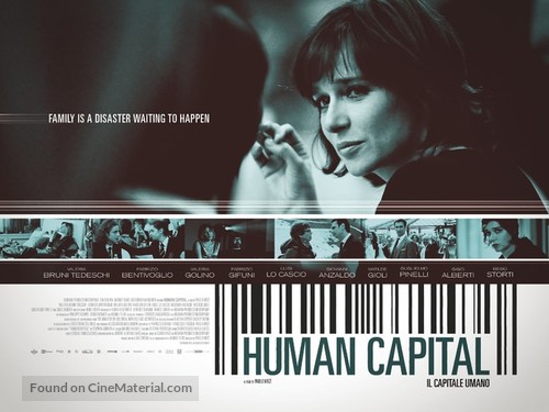 Il capitale umano - British Movie Poster