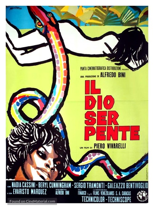 Il dio serpente - Italian Movie Poster