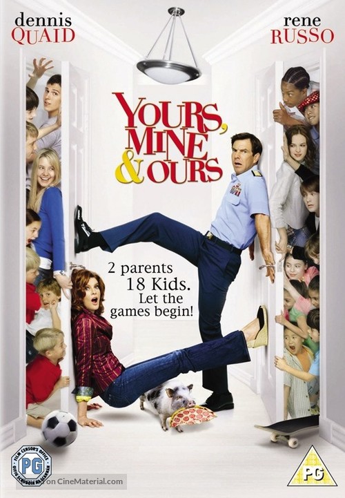 Yours, Mine &amp; Ours - British DVD movie cover