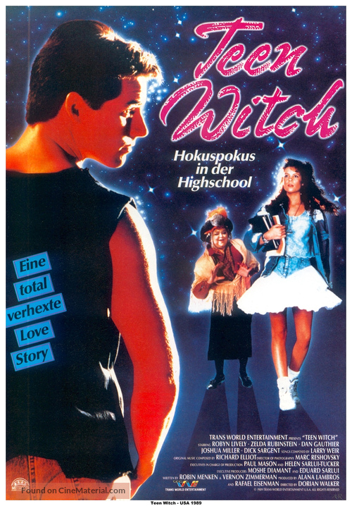 Teen Witch - German Movie Poster
