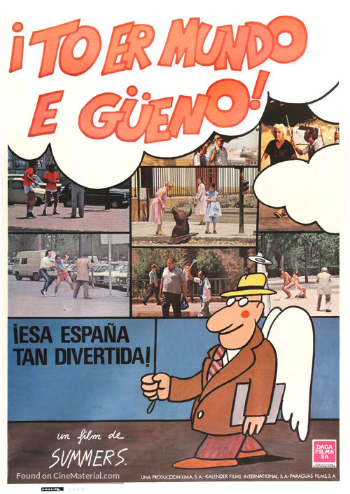 To er mundo &eacute; g&uuml;eno - Spanish Movie Poster