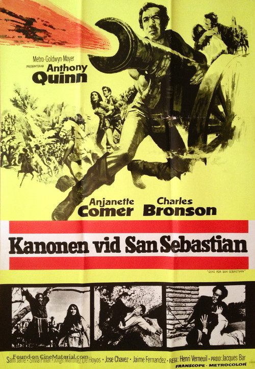 La bataille de San Sebastian - Swedish Movie Poster