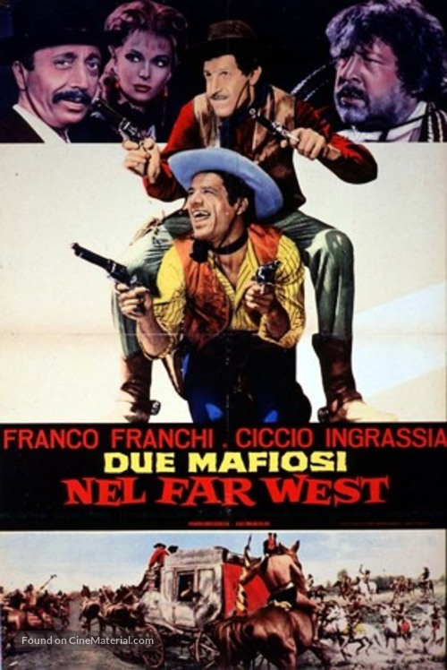 Due mafiosi nel Far West - Italian Movie Poster