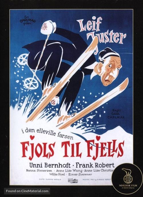 Fjols til fjells - Norwegian Movie Cover