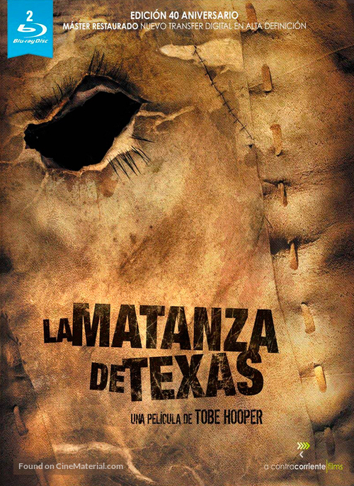 The Texas Chain Saw Massacre - Spanish Blu-Ray movie cover