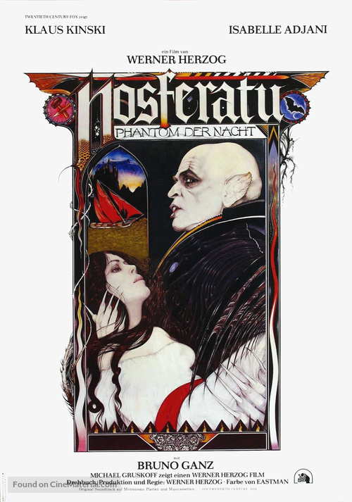 Nosferatu: Phantom der Nacht - German Movie Poster