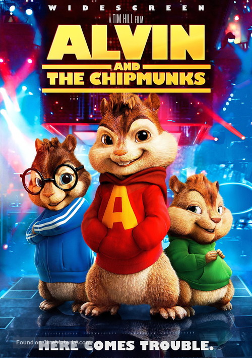 Alvin and the Chipmunks - DVD movie cover