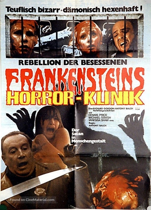 Horror Hospital - German Movie Poster