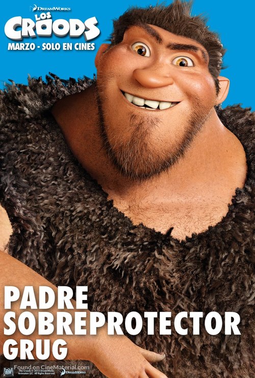 The Croods - Colombian Movie Poster