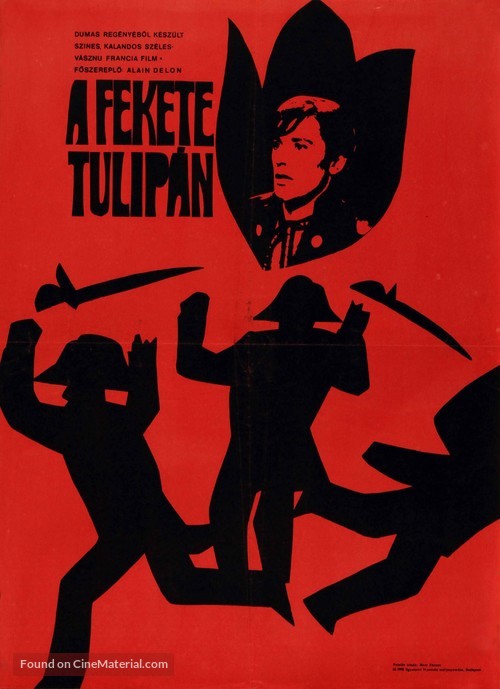 La tulipe noire - Hungarian Movie Poster