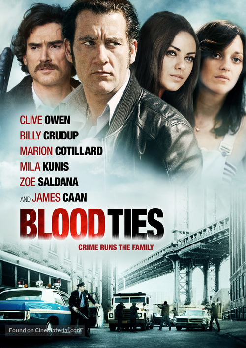 Blood Ties - Canadian DVD movie cover